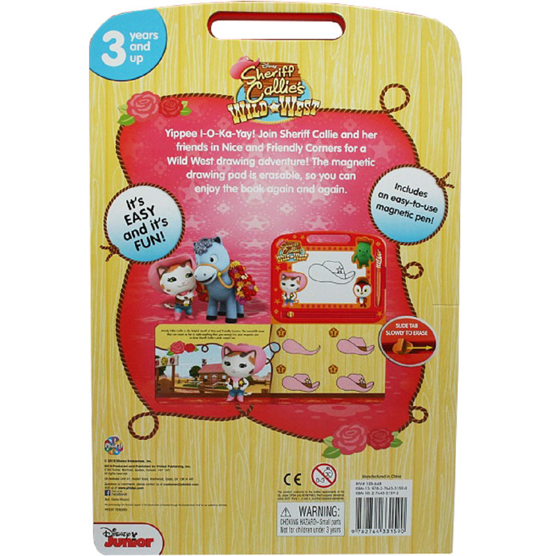 Disney Junior Sheriff Callie's Wild West - Learning Book with Magnetic Drawing Pad