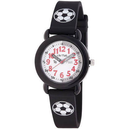 Cactus Timekeeper Time Teacher Watch Value Pack - Soccer Balls & Flowers