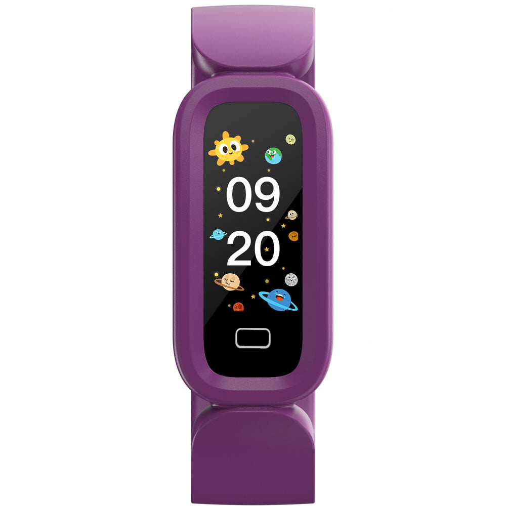 Purple Flash Fitness Activity Tracker Children Watch with Health Functions