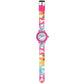 Primary Time Teacher Watch with Pink Unicorns print for girls aged 5 years and up