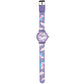 Cactus Primary Time Teacher Watch - Purple Rainbows