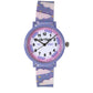 Cactus Primary Time Teacher Watch - Purple Rainbows