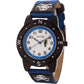 [DISCONTINUED] Cactus Blue Watch Skull & Crossbones Band Compass Points on Top Ring