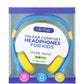 Blue and Yellow Coloured On Ear Volume Limited Comfort Headphones for boys and girls