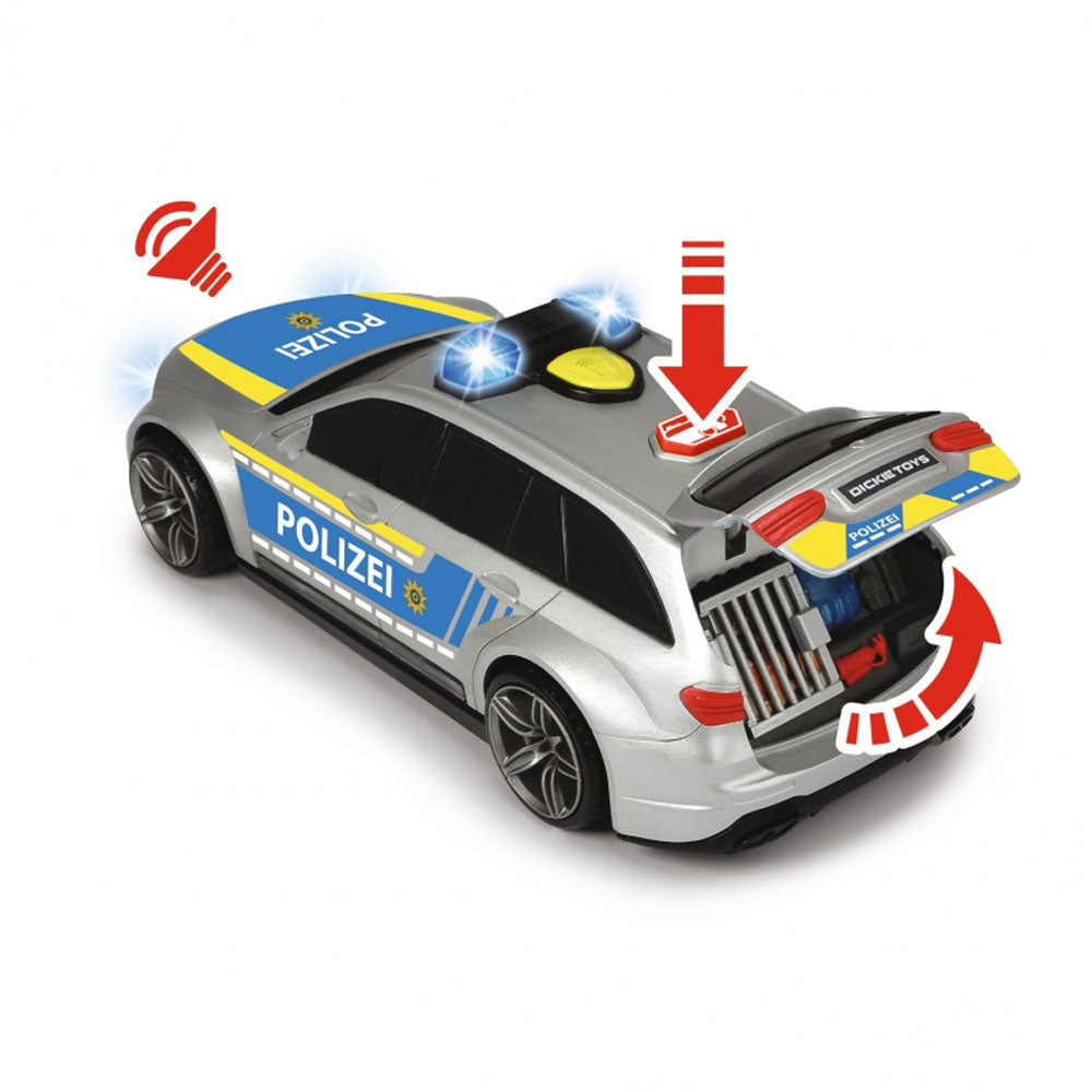 [DISCONTINUED] Dickie Toys Light and Sound Mercedes Benz E43 AMG Police Car