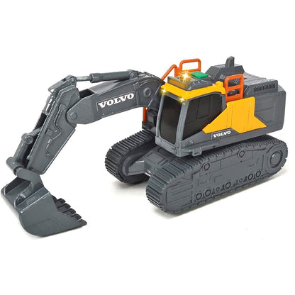 Dickie Toys Light and Sound Volvo Tracked Excavator 23cm