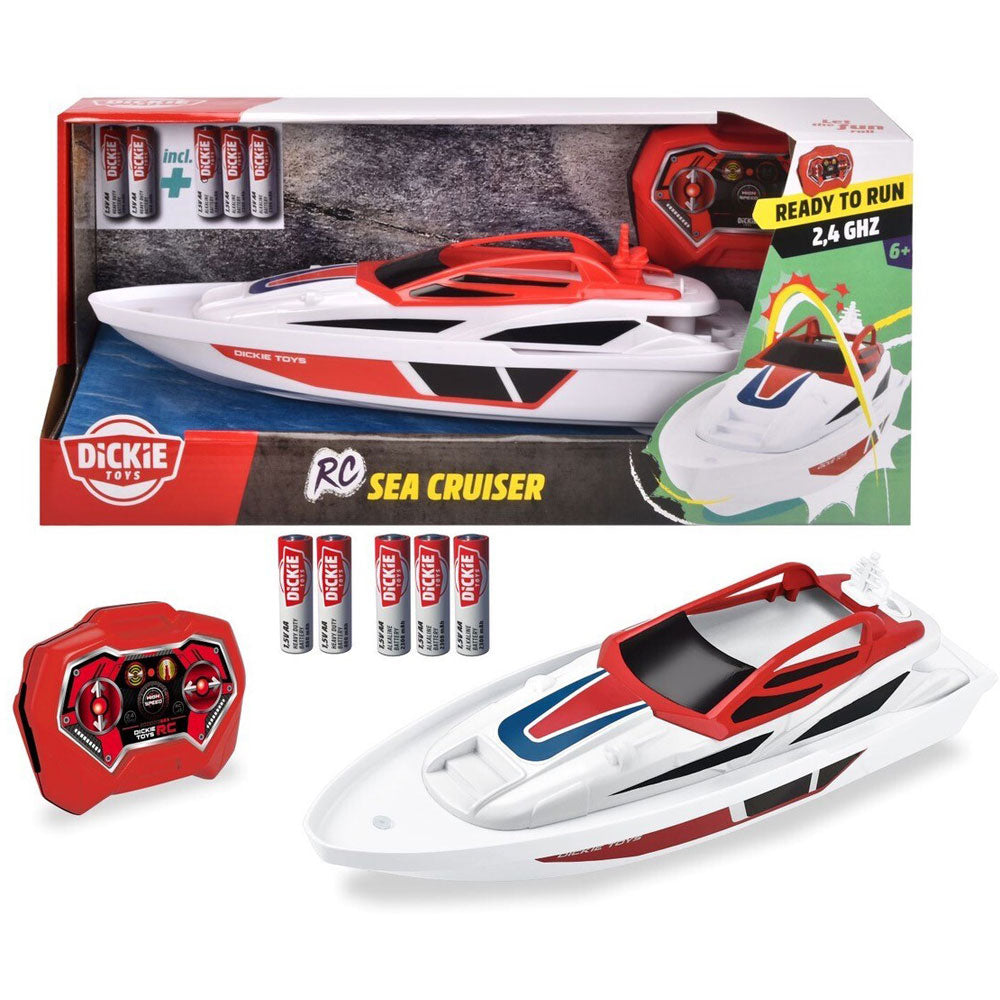 Remote Control 34cm Sea Cruiser RTR Boat from Dickie Toys for kids 6 years and up
