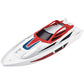 This remote-controlled sea cruiser brings the world of remote-controlled vehicles on board a sleek toy boat.