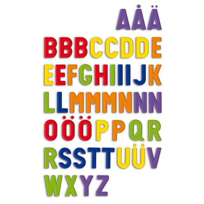 [DISCONTINUED] Quercetti Magnetic Uppercase Letters 48pcs Value Pack - Set of 2