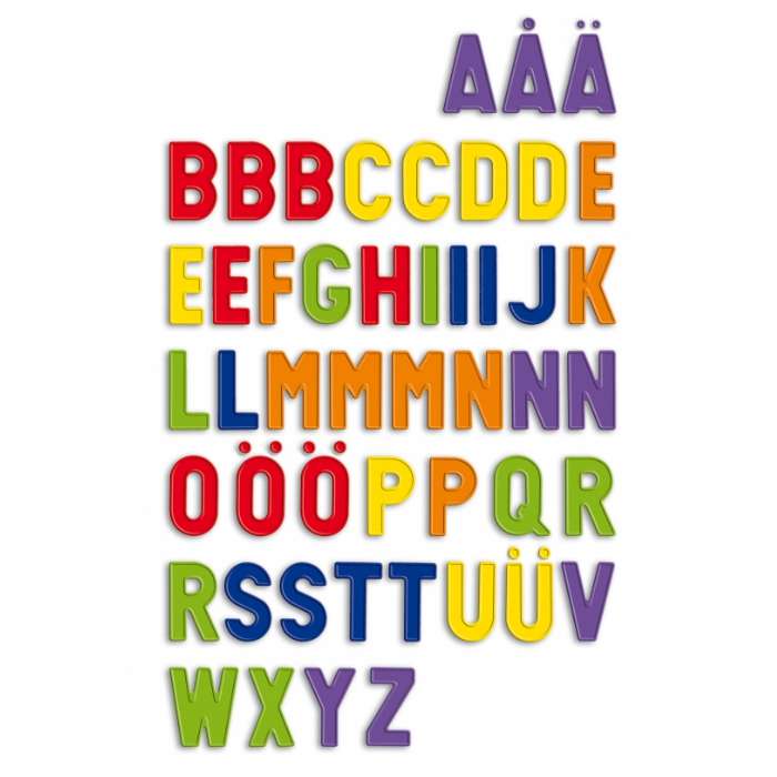 [DISCONTINUED] Quercetti Magnetic Letters 48pcs Value Pack: Uppercase + Lowercase