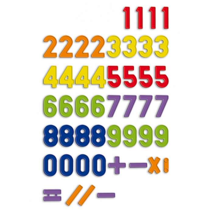 [DISCONTINUED] Quercetti Magnetic 48pcs Value Pack: Uppercase Letters + Ridged Numbers + Gift Wrapping