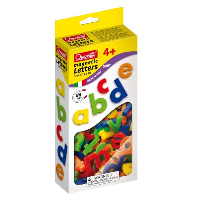 [DISCONTINUED] Quercetti Magnetic Lowercase Letters 48pcs Value Pack - Set of 2