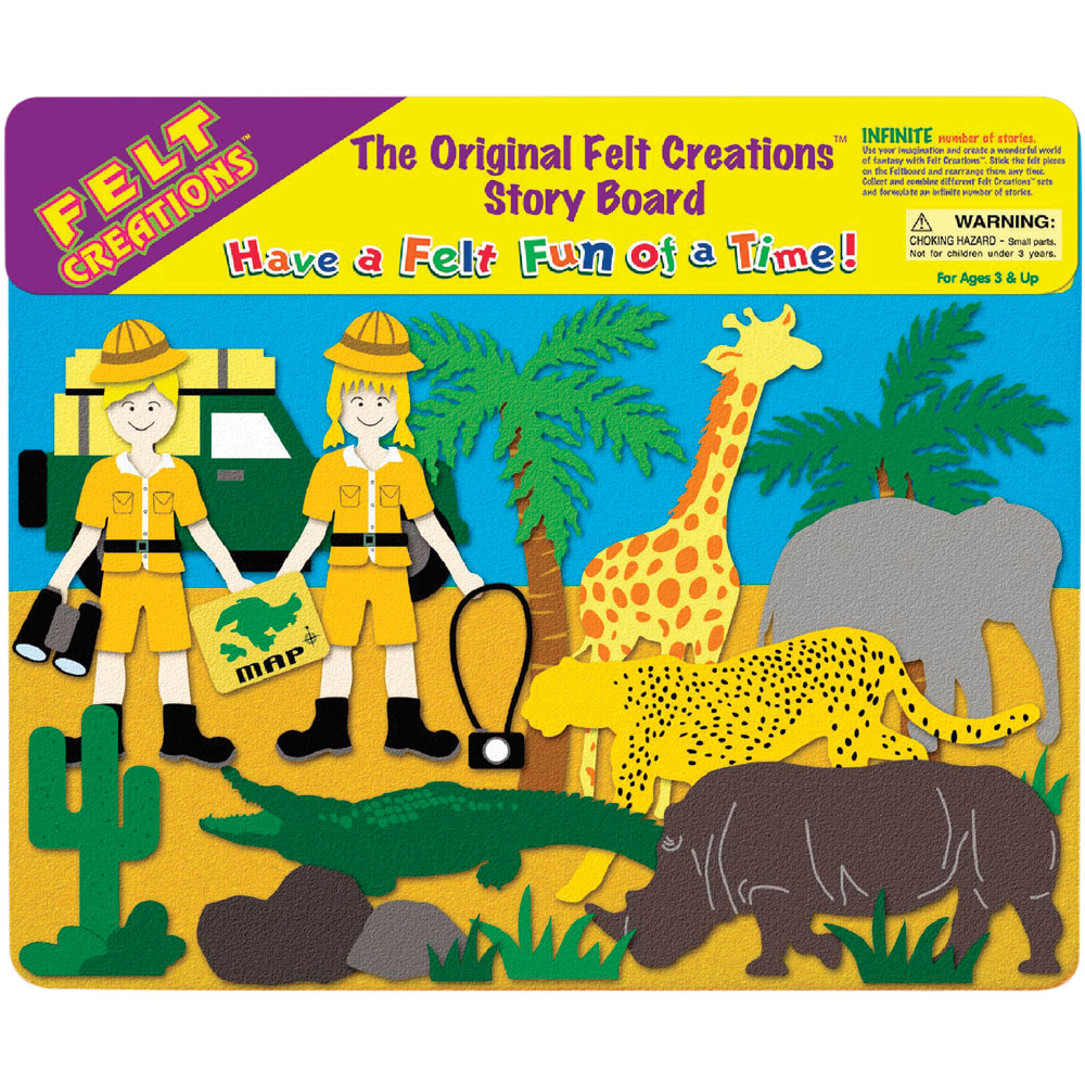 [DISCONTINUED] Felt Creations Value Pack: Prehistoric Dinosaurs + Safari