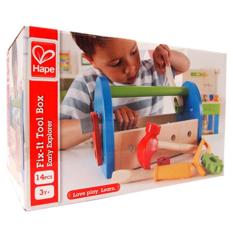 [DISCONTINUED] HAPE Wooden Fix-It Tool Box