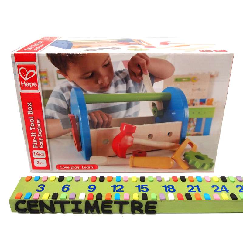 [DISCONTINUED] HAPE Wooden Fix-It Tool Box