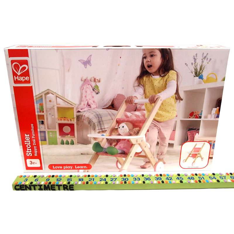 Wooden Baby Doll Stroller by Hape is a great gift for girls