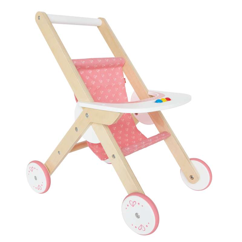 Wooden Baby Doll Stroller by Hape for kids aged 3 years and up