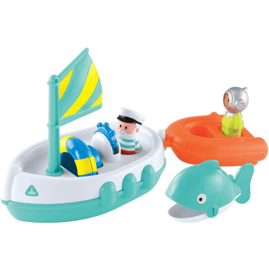 Enjoy bath time fun with this Happyland Bath Time Boat from Early Learning Centre.