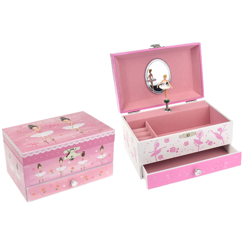 [DISCONTINUED] Kaper Kidz Ballerina Heirloon Musical Jewellery Boxes Value Pack: Darcey + Ulyana