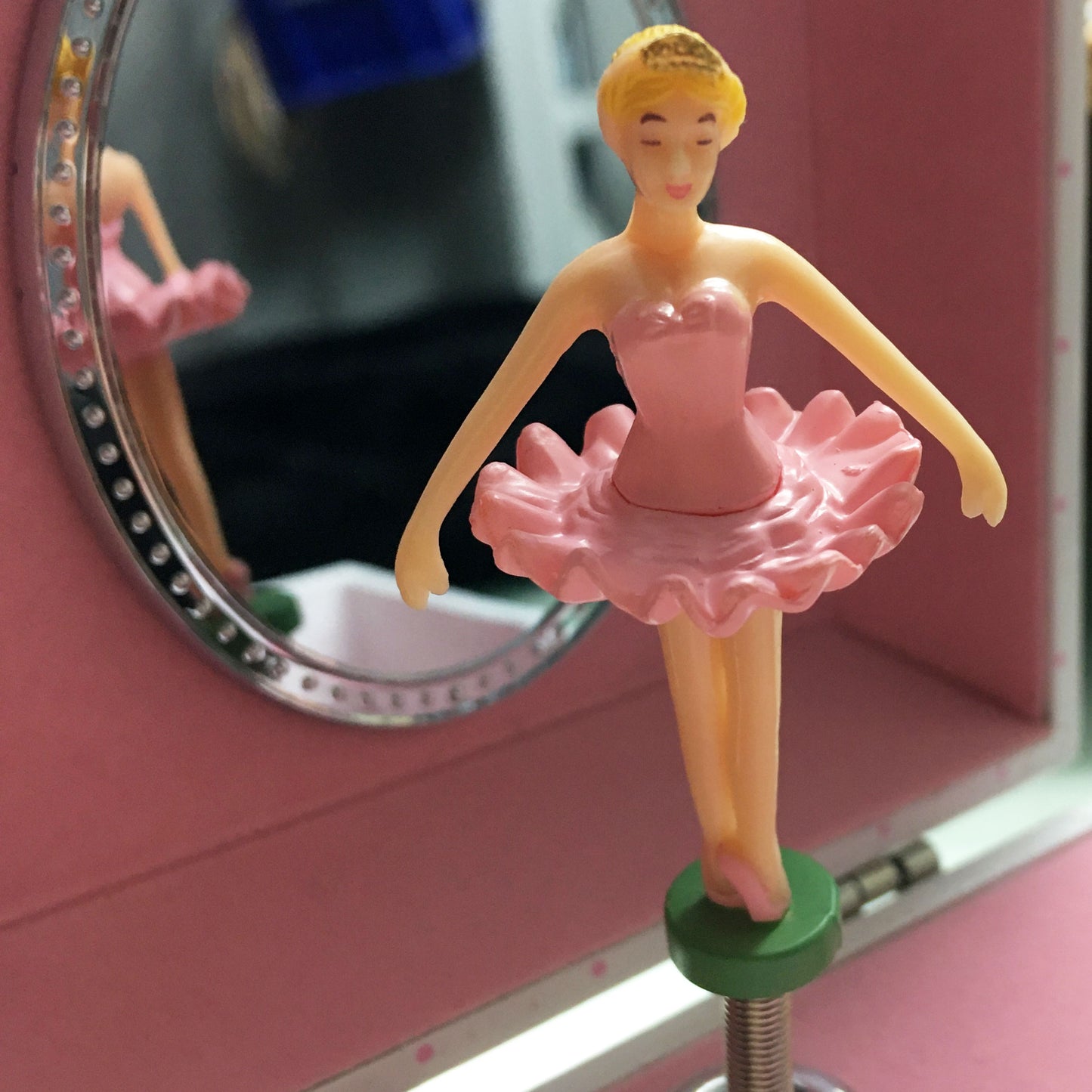 Square Musical Jewellery Box with ballerina doll by Kaper Kidz