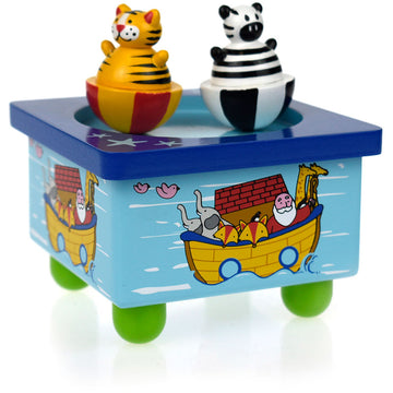 Wooden Noah's Ark Music Box by Kaper Kidz for kids aged 3 years and up