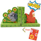 [DISCONTINUED] Kaper Kidz Wooden Koala and Kangaroo Bookend Set + FREE Mini Notebook