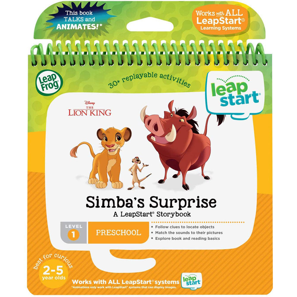 [DISCONTINUED] LeapFrog LeapStart The Lion King Simba’s Surprise Story Book