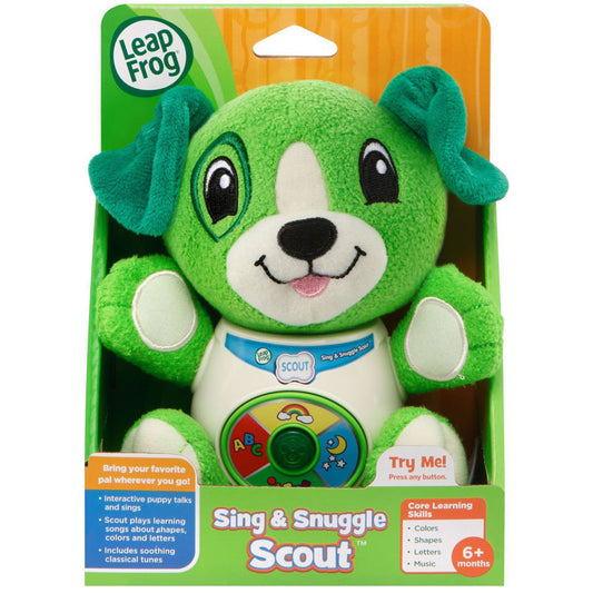 LeapFrog Sing & Snuggle Scout Plush Interactive Puppy
