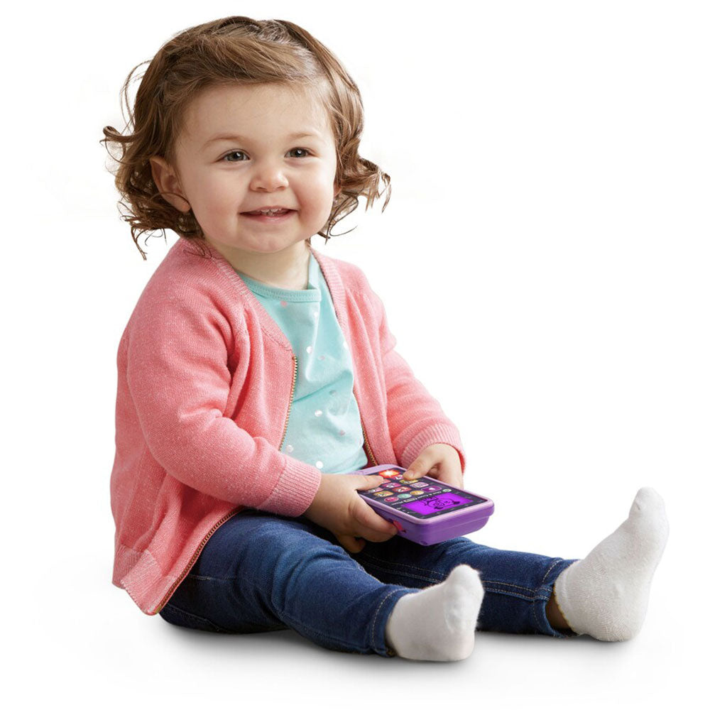 Violet Chat & Count Smart Phone by LeapFrog for kids aged 18-36 months