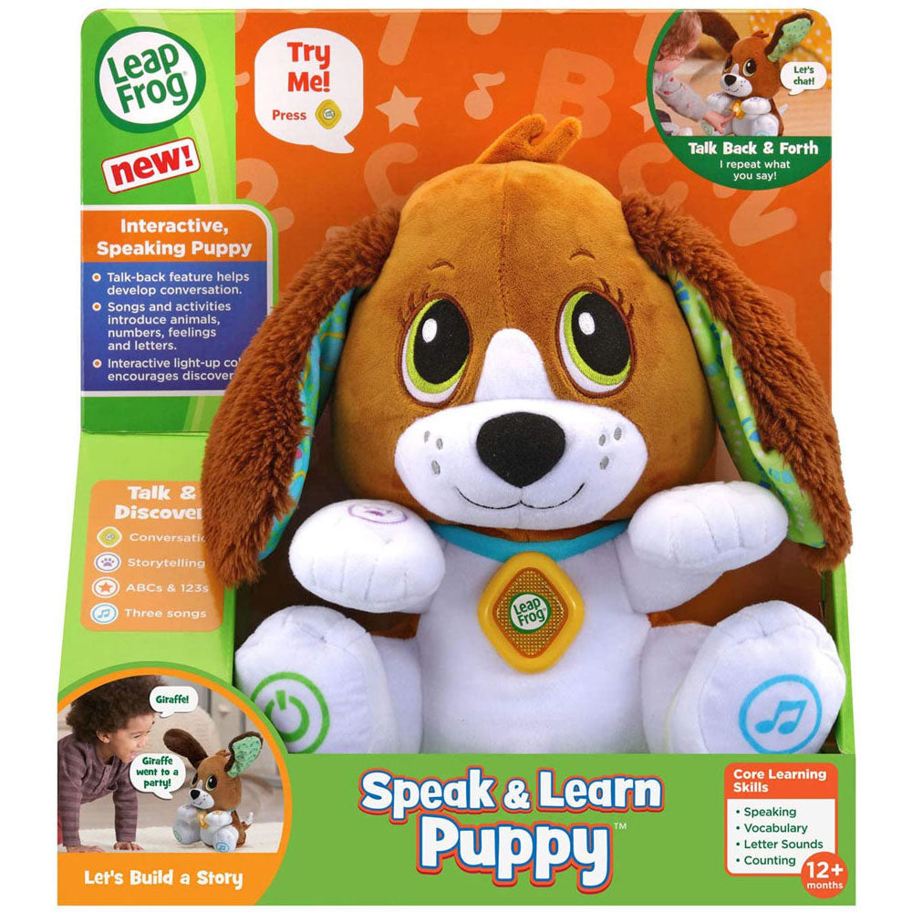 LeapFrog Plush Speak & Learn Puppy