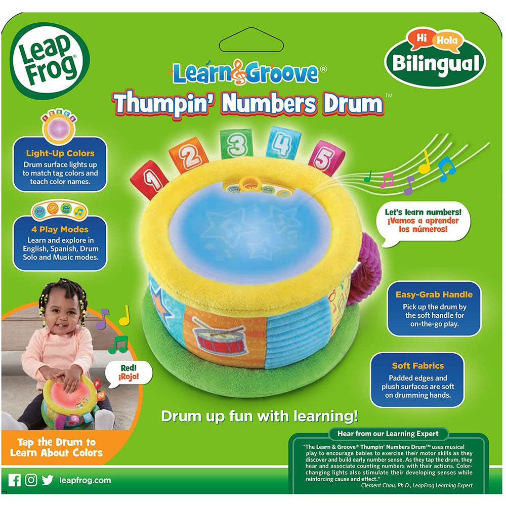 [DISCONTINUED] LeapFrog Plush Thumpin Numbers Drum