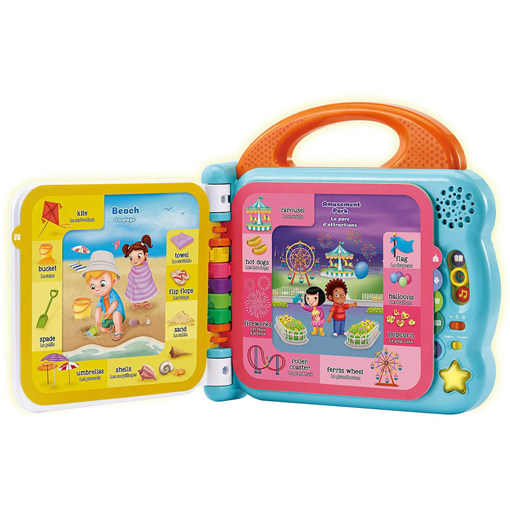 LeapFrog 100 Words Book English/French Value Pack: Animals + Places + Gift Wrapping