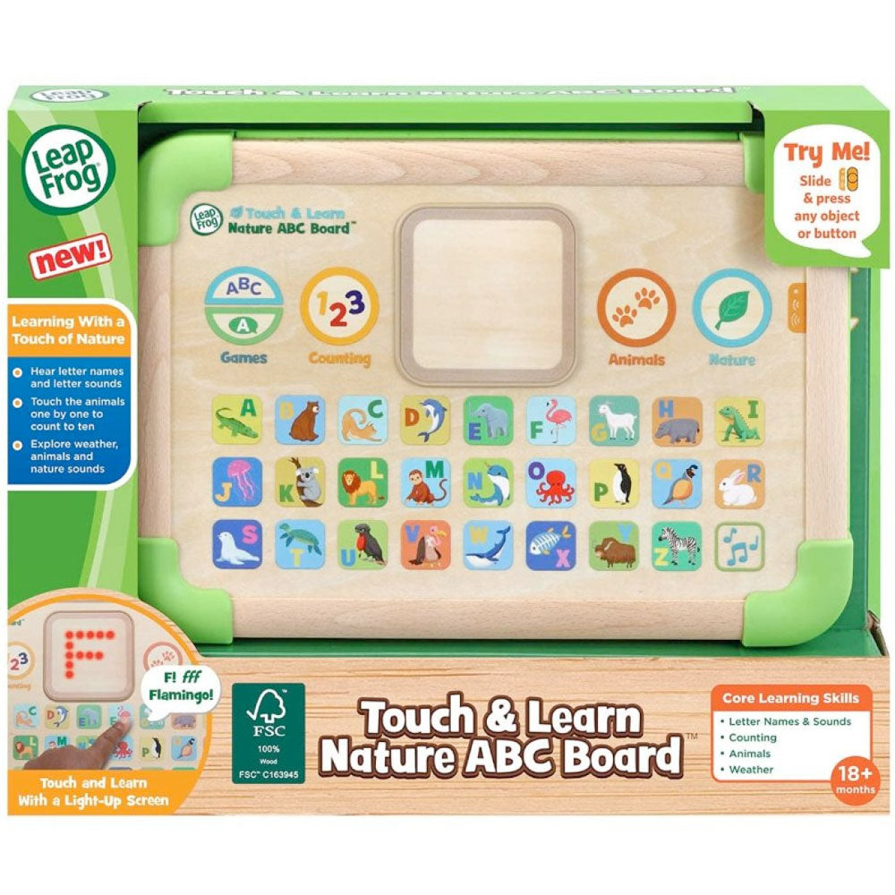 [DISCONTINUED] LeapFrog Wooden Touch & Learn Nature ABC Board