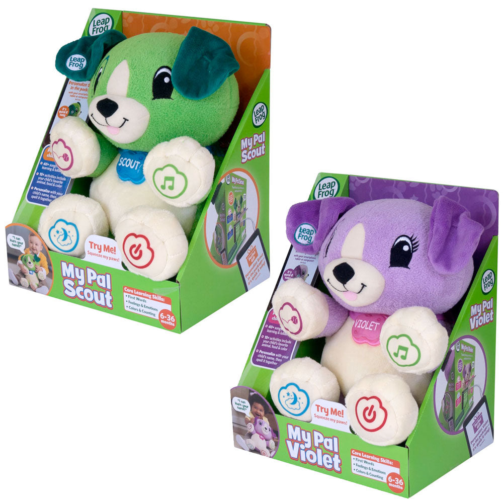 LeapFrog My Pal Plush Interactive Puppy Value Pack: Scout + Violet