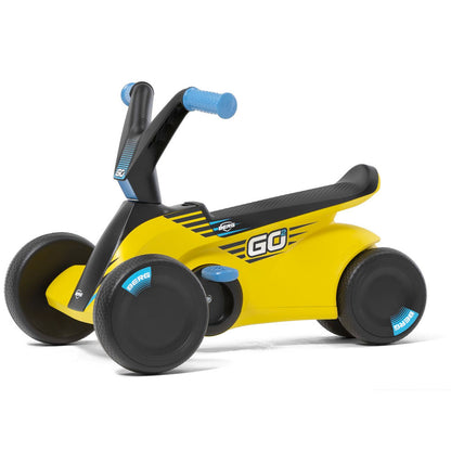 BERG Go2 2-in-1 Scoot and Pedal Go-Kart Ride-On Car - SparX Yellow