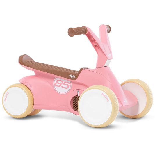 BERG Go2 2-in-1 Scoot and Pedal Go-Kart Ride-On Car - Retro Pink