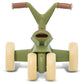 BERG Go2 2-in-1 Scoot and Pedal Go-Kart Ride-On Car - Retro Green