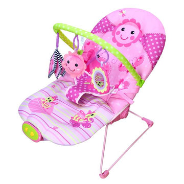 Dancing Flower Musical Vibrating Baby Activity Play Bouncer