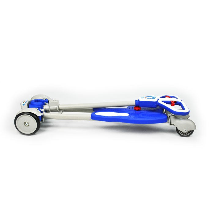Aussie Baby Elite Safety Glitter Motion Slider Scooter with Brake - Blue