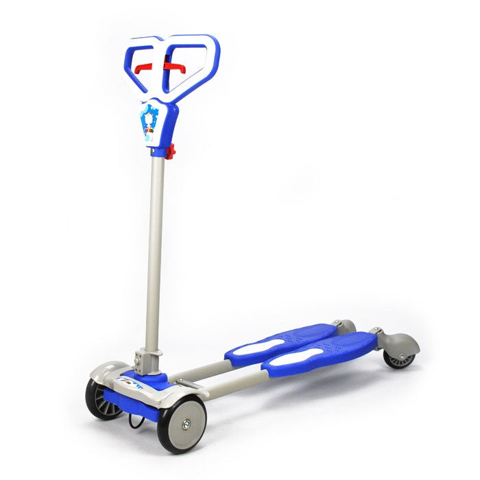 Aussie Baby Elite Safety Glitter Motion Slider Scooter with Brake - Blue