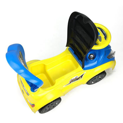 Aussie Baby Elite Kids Super Racing Ride-On Toy Car - Blue