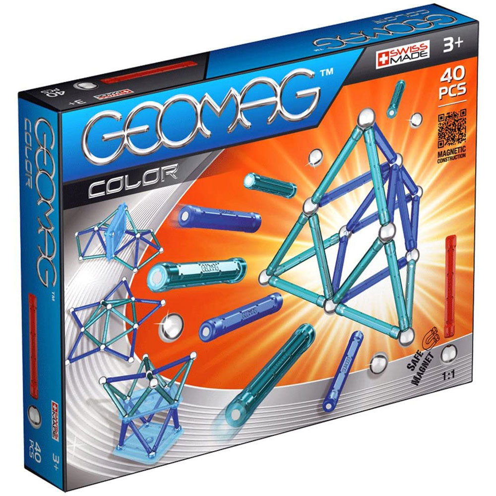 [DISCONTINUED] Geomag Classic Magnetic Construction Set Value Pack: Colour 40 + Glow 40