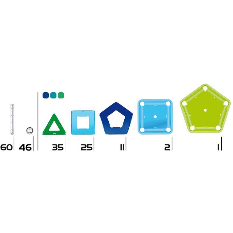 Geomag Classic Panels Magnetic Construction Set will make sure your fun never ends. 