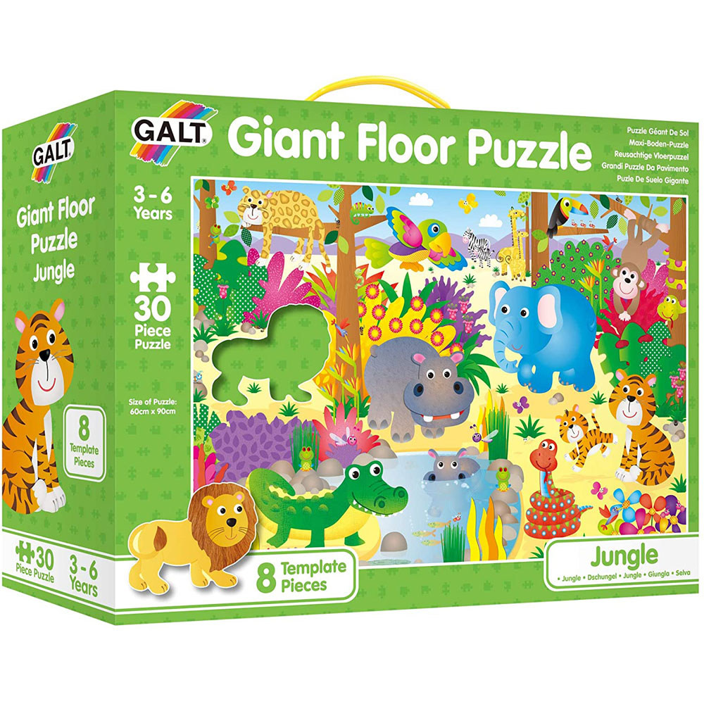 Jungle 30 piece Giant Floor Puzzle by Galt for kids aged 3-6 years