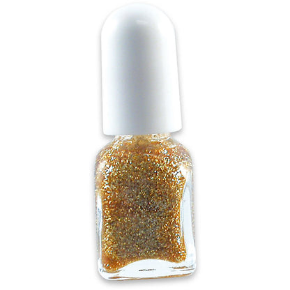 Yellow Glitter Nail Polish