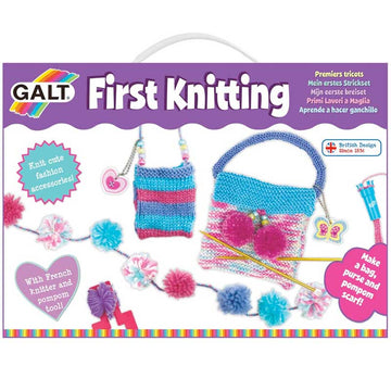 First Knitting Craft Kit from Galt for kids aged 6 years and up