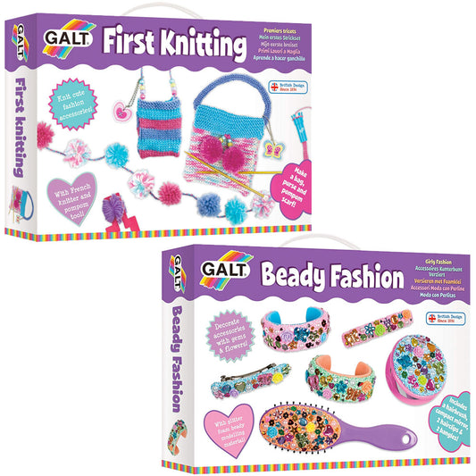 Galt Value Pack: First Knitting + Beady Fashion