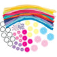 Galt Craft Value Pack: Paint a Tea Set + Brilliant Hair Bands