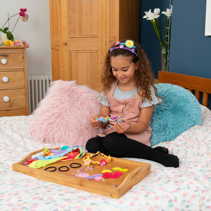 Brilliant Hair Bands Craft Kit by Galt is a great gitf for girls