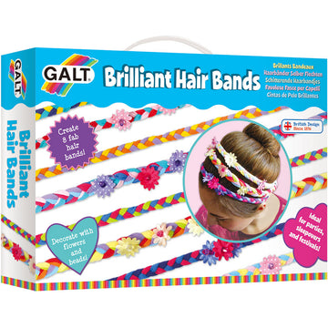 Brilliant Hair Bands Craft Kit by Galt for kids aged 6 years and up